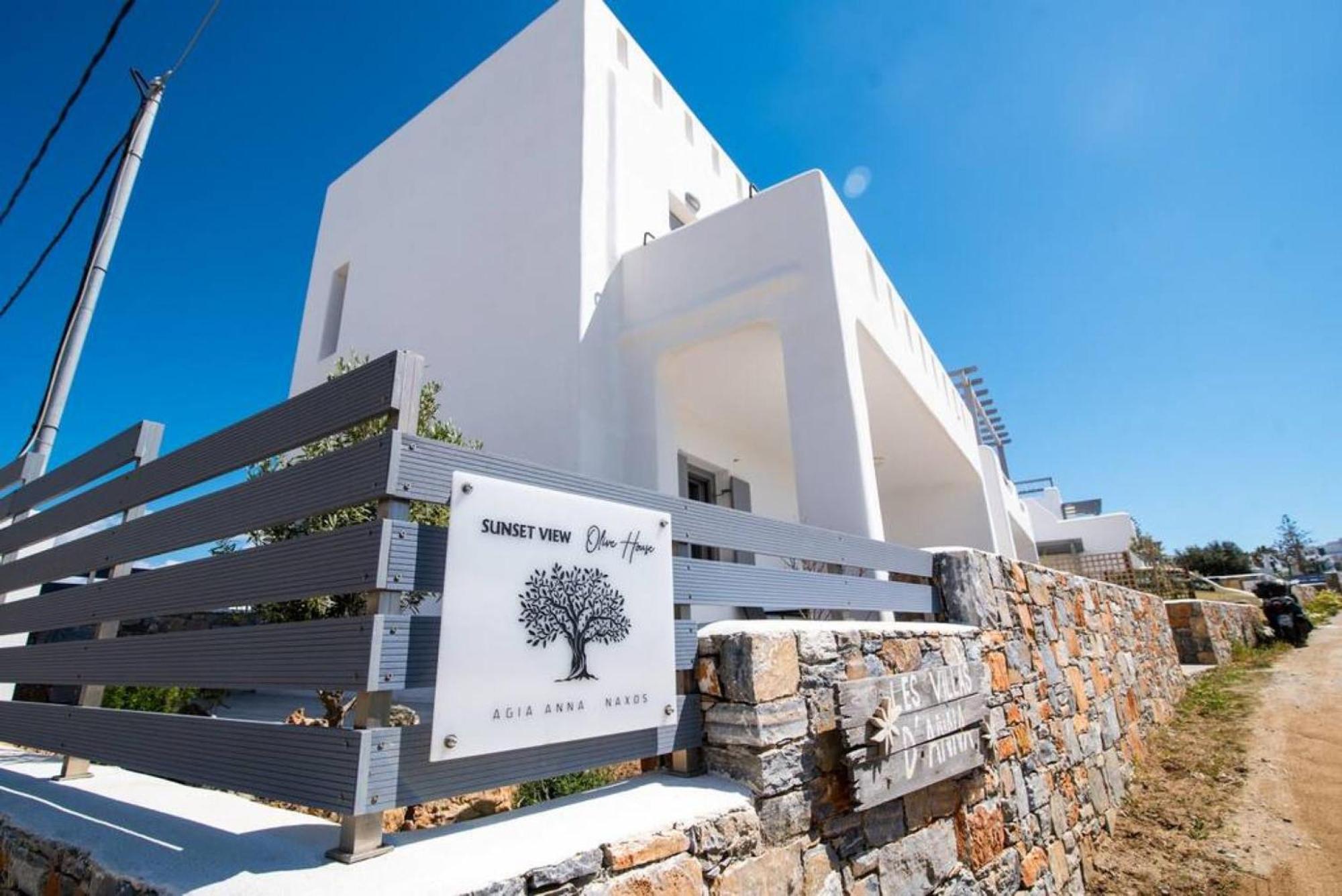 Naxos Agia Anna Sunset View Olive House Apartment Ngoại thất bức ảnh